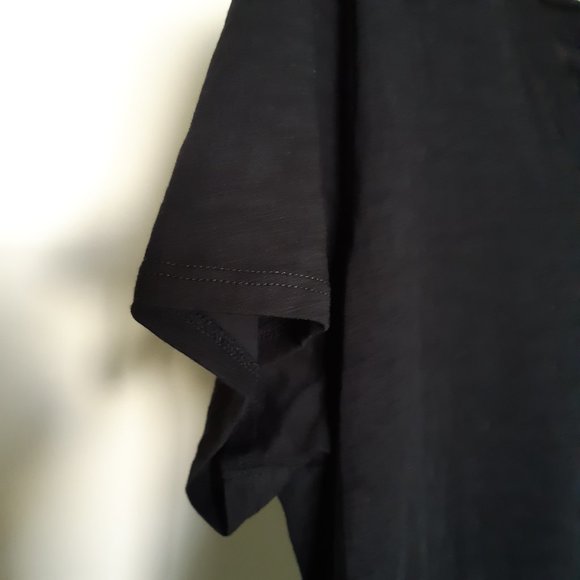 Black Semi Sheer Blouse Cynthis Rowley - Picture 7 of 9